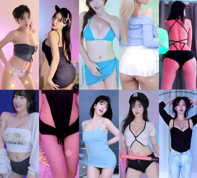 AfreecaTv韩国BJ阿丽莎、巴卡斯、朵拉美、果汁、黑珍等多位主播2023年9月1日舞蹈视频合集
