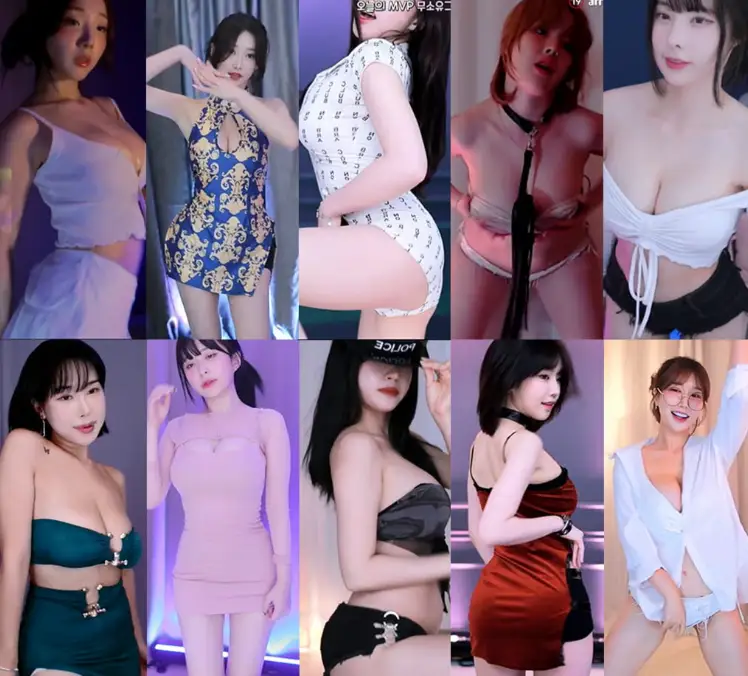 AfreecaTv韩国BJ芭比珍妮、葛姗姗、果汁、韩璐、橘子等多位主播2023年9月9日舞蹈视频合集