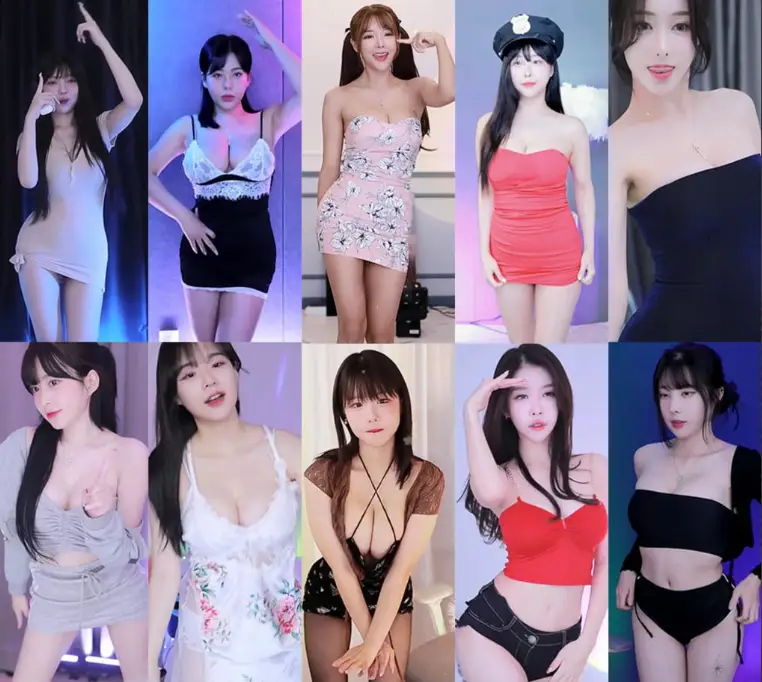 AfreecaTv韩国BJ艾迪林、白河、草草、朵拉美、葛姗姗等多位主播2023年9月15日舞蹈直播视频合集 每日录播 第1张