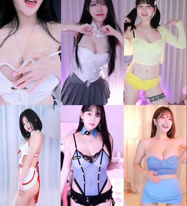 AfreecaTv韩国BJ莲蝶、柳河、秋季、诗妍、塔米米等多位主播2023年10月04日舞蹈合集 每日录播 第1张