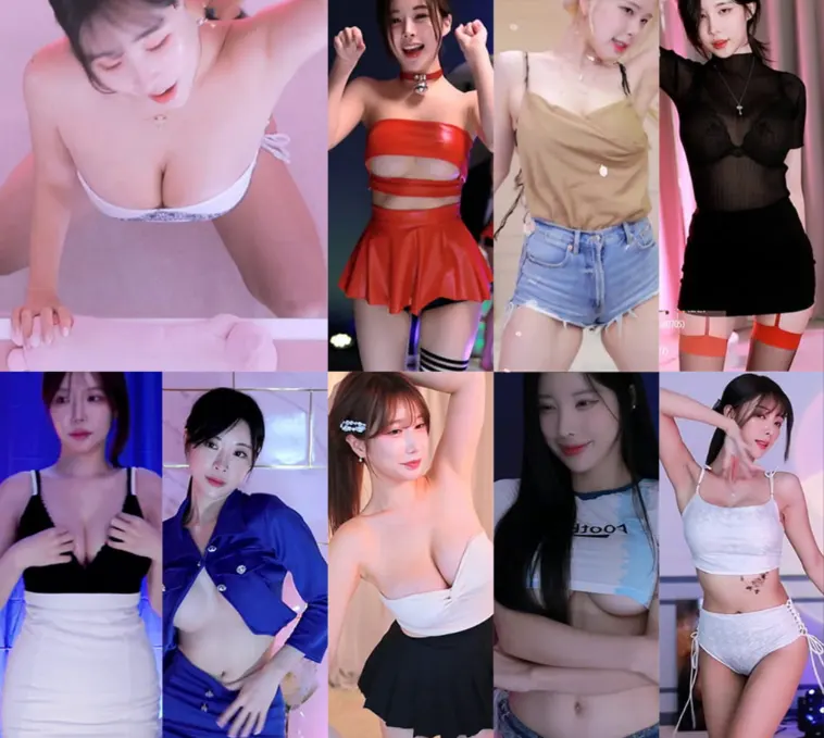 AfreecaTv韩国BJ芭比珍妮、蔡京、葛姗姗等多位主播2023年10月05日舞蹈合集 每日录播 第1张