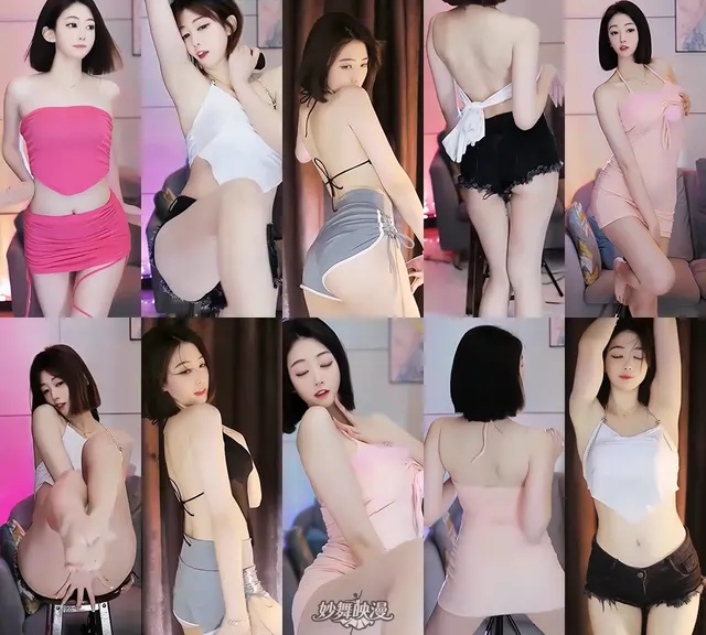 网易CC主播@黑萱露背御姐女神精选直播舞蹈视频无水剪辑[6V/1.14G]